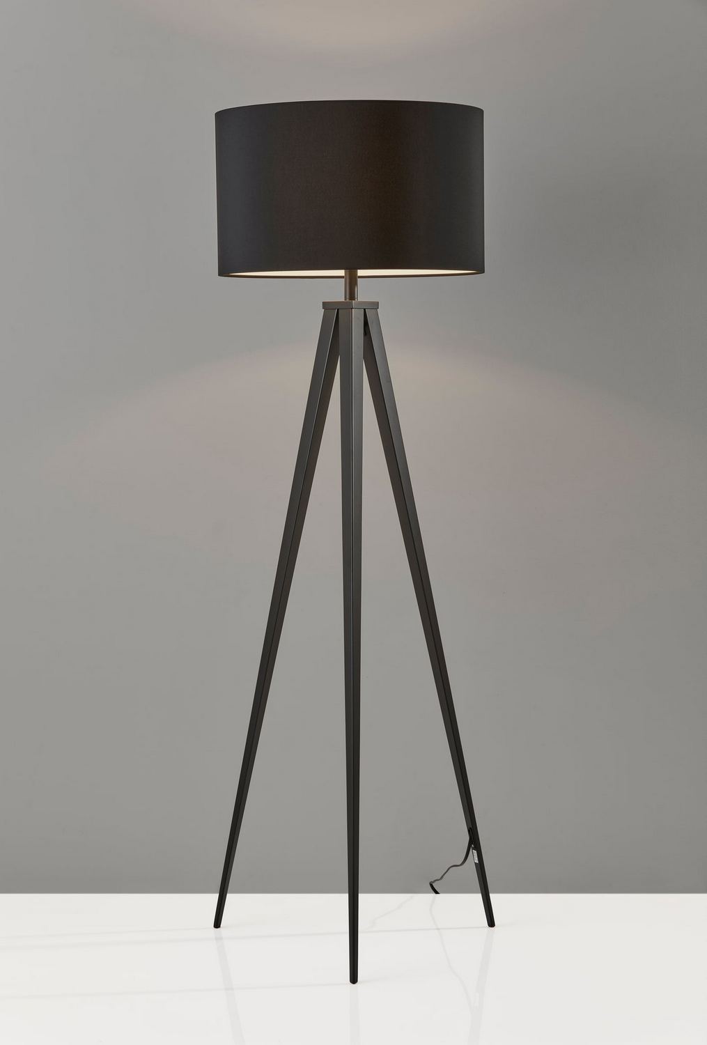 Dayle Tripod Floor Lamp - Black | Tall Lamp, Pole Lamp - Versatile, Adjustable, Decorative