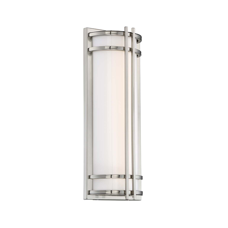 LED Outdoor Wall Sconce by Modern Forms - Skyscraper Collection, Stainless Steel Finish - WS-W68618-SS