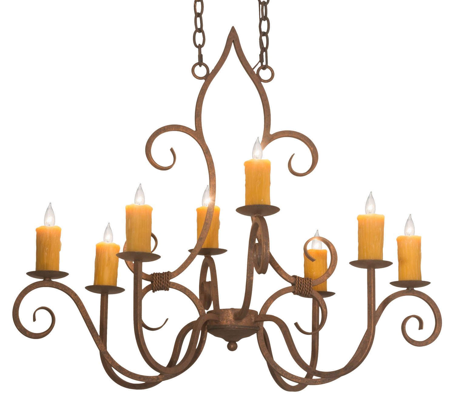 Eight Light Chandelier