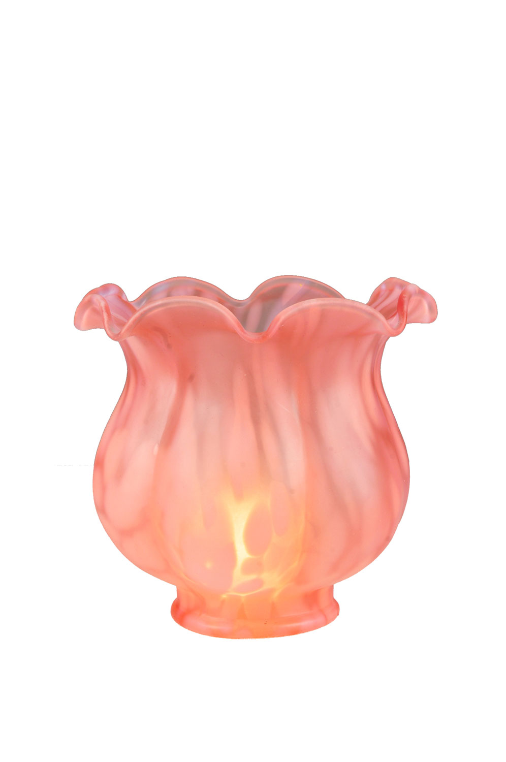 Every Meyda Tiffany item is a unique handcrafted work of art. Natural variations in the wide array of materials that we use to create each Meyda product make every item a masterpiece of its own. Photographs are a general representation of the product. Colors and designs will vary. Collection: Melon Flower Finish: Pink Glass: Pink,White Width: 4.50" Height: 3.75" Length: 4.50" Weight: 1.00 lb Country of Origin: CHINA Safety Listing: Dry