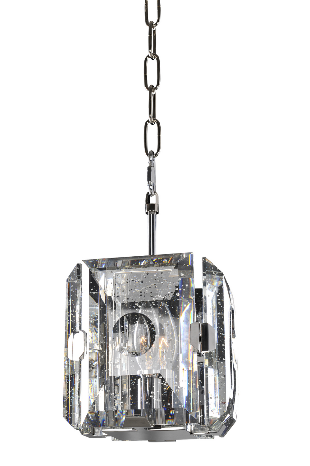 Kalco Giada One Light Mini Pendant in Stainless Steel - 390450SL