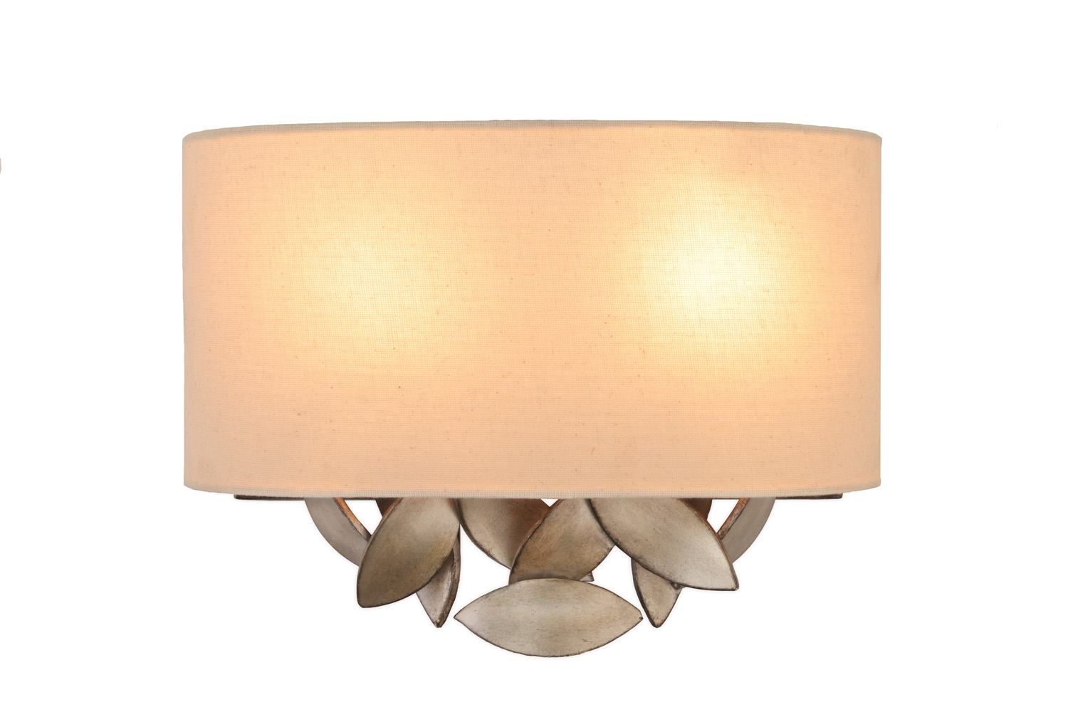Kalco Eden Two Light Wall Sconce in Moon Silver - 501125SM