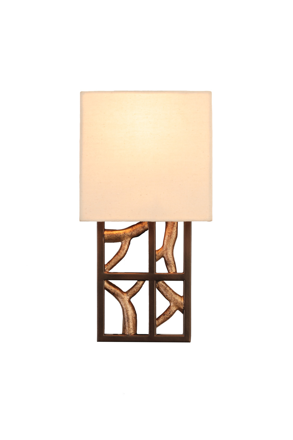 Kalco Hudson One Light Wall Sconce in Bronze Gold - 501130BZG