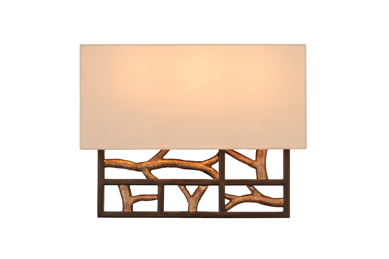 Kalco Hudson Three Light Wall Sconce in Bronze Gold - 501131BZG