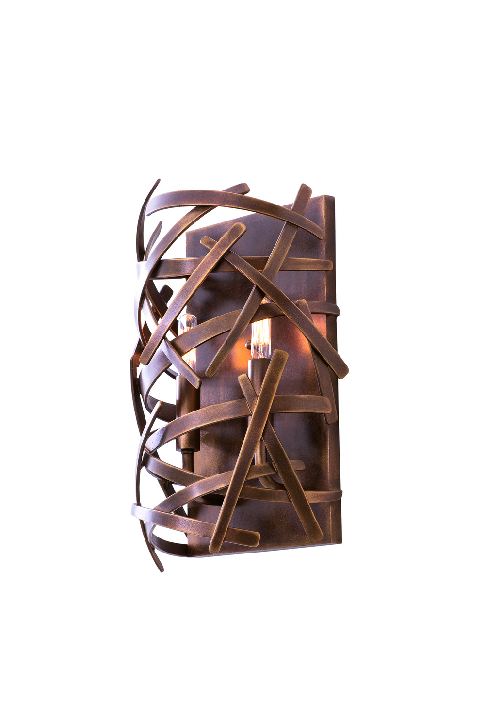 Kalco Ambassador Two Light Wall Sconce in Copper Patina - 501520CP