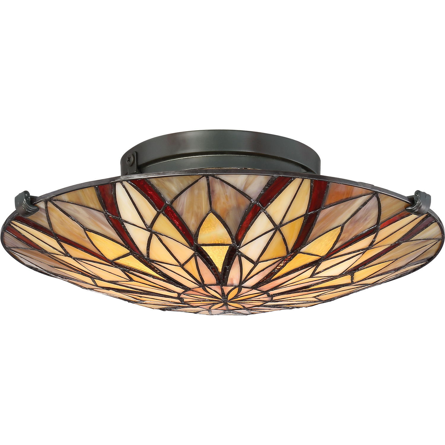 Quoizel Victory Two Light Flush Mount in Valiant Bronze - TFVY1400VA