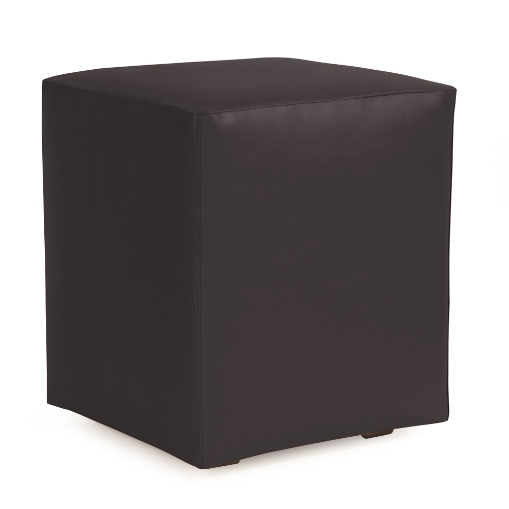 Howard Elliott Patio Collection Ottoman in Atlantis Black - Q128-064