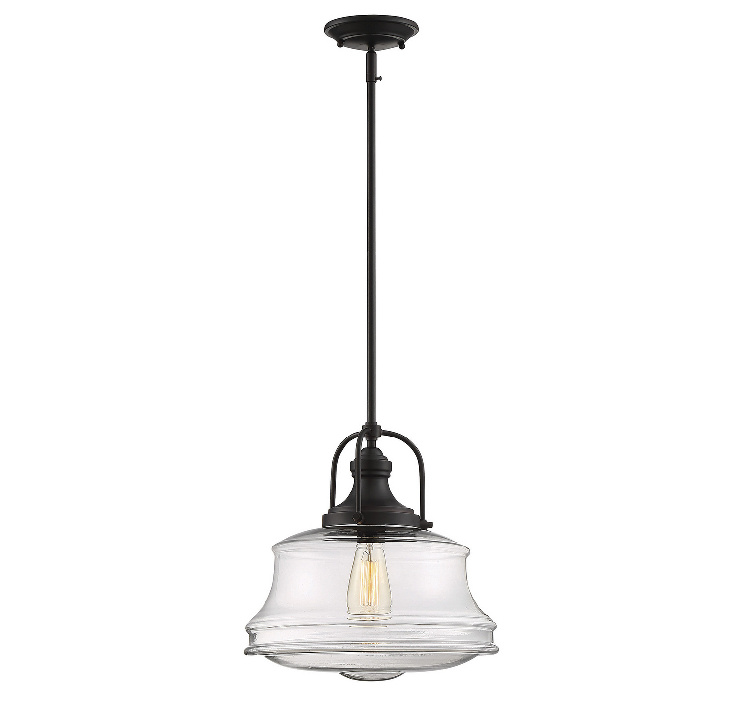 Savoy House Garvey One Light Pendant in English Bronze - 7-5012-1-13