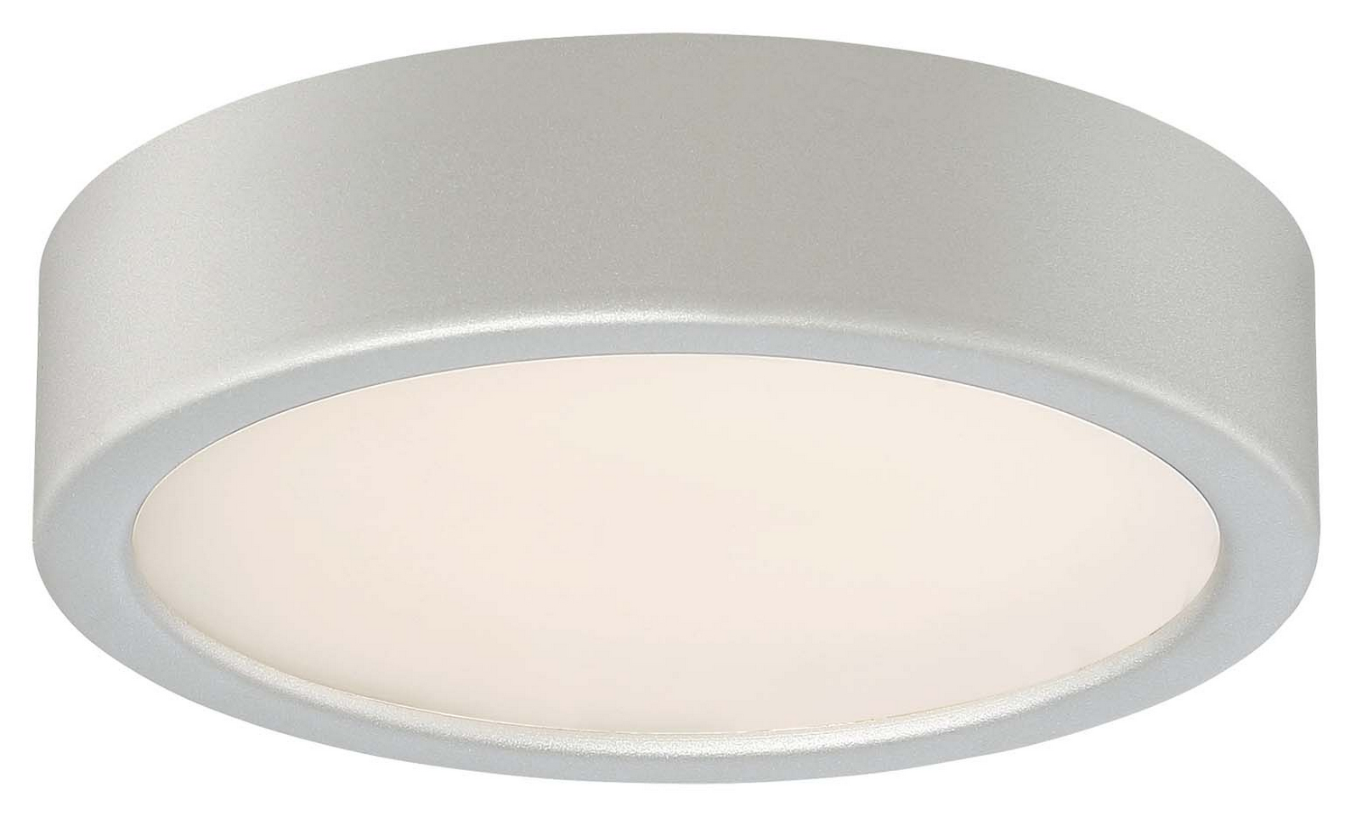 KOVA P840-609-L SILVER CLEAR GLASS LED FLUSH MOUNT