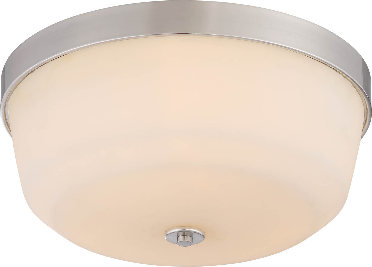 NUVO 60-5824 LAGUNA; 3 LIGHT; FLUSH FIXTURE WITH WHITE GLASS GLASS FLUSH MOUNT 3-60A