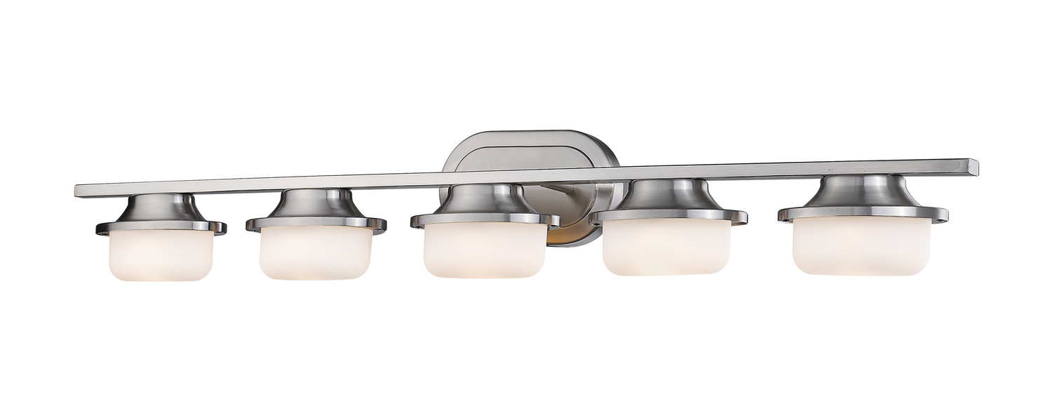 LED Vanity by Z-Lite - Optum Collection, Brushed Nickel Finish - 1917-5V-BN-LED