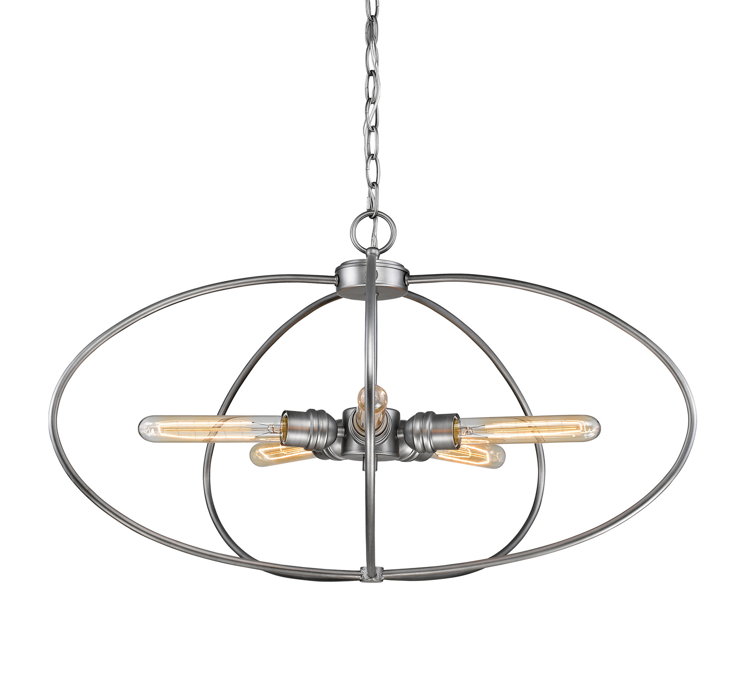 Five Light Chandelier by Z-Lite - Persis Collection, Old Silver Finish - 3000P-OS