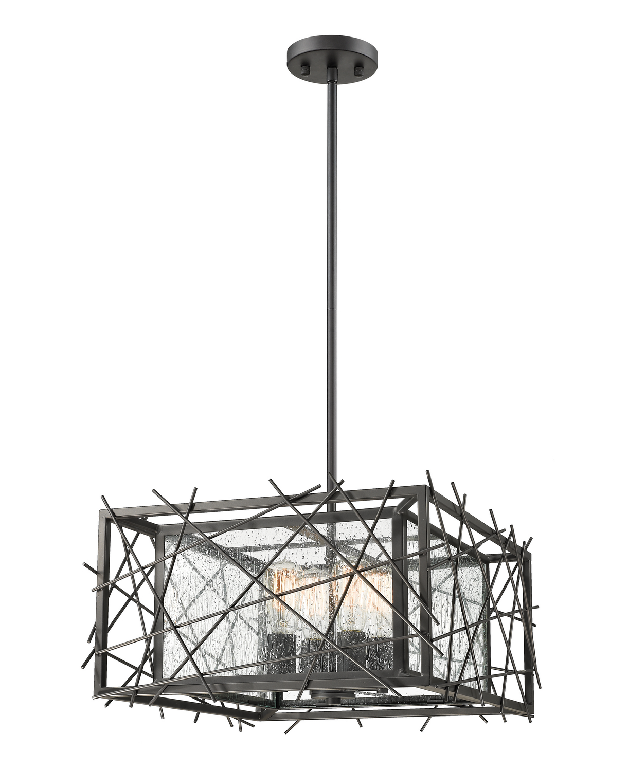 Four Light Chandelier by Z-Lite - Stanwood Collection, Bronze Finish - 8000-18BRZ