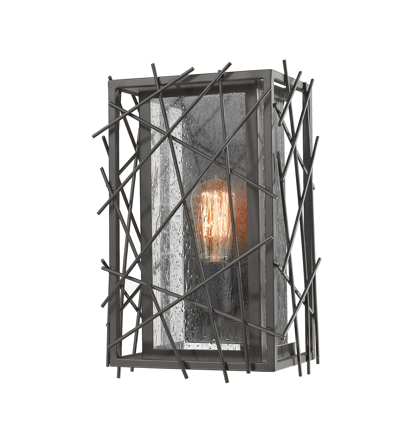 One Light Wall Sconce by Z-Lite - Stanwood Collection, Bronze Finish - 8000-1S-BRZ
