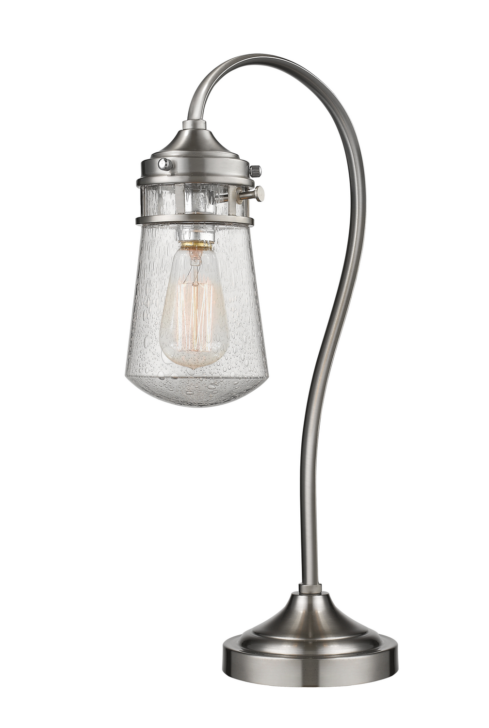 One Light Table Lamp by Z-Lite - Celeste Collection, Brushed Nickel Finish - TL120-BN