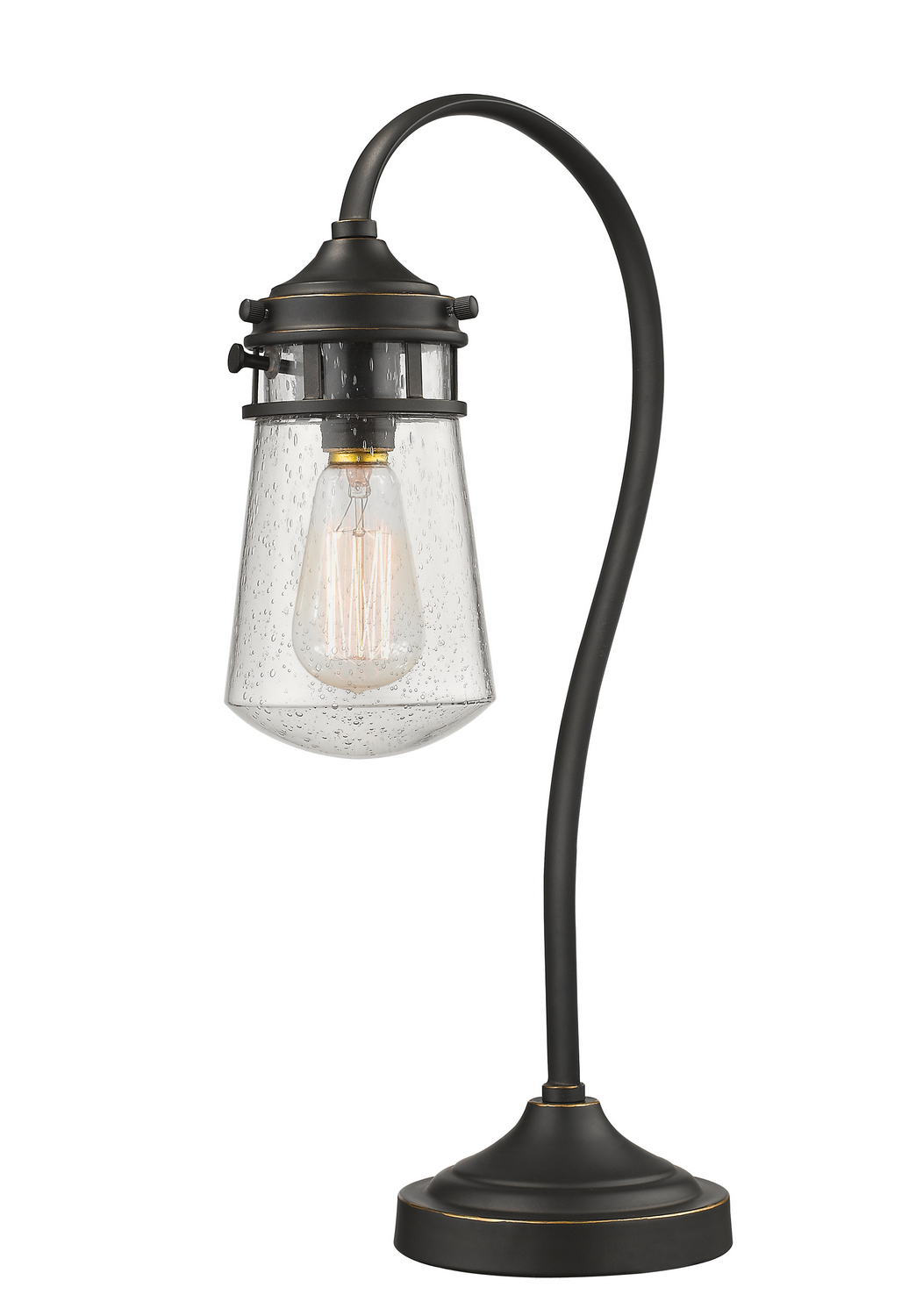 One Light Table Lamp by Z-Lite - Celeste Collection, Olde Bronze Finish - TL120-OB