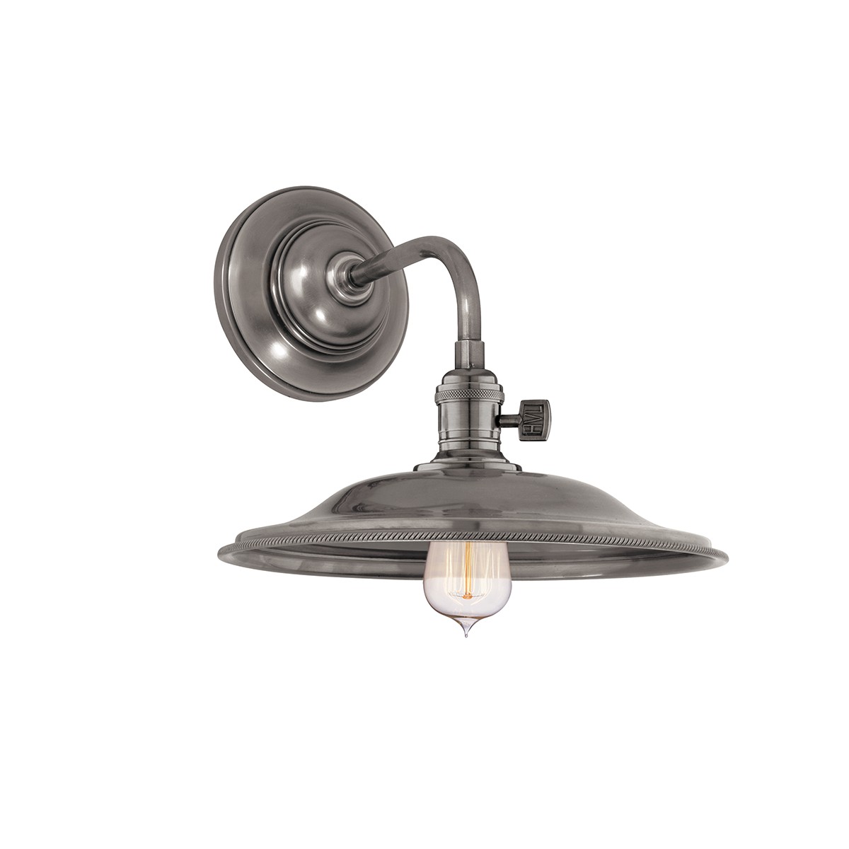 Hudson Valley Heirloom One Light Wall Sconce in Historic Nickel - 8000-HN-MS2
