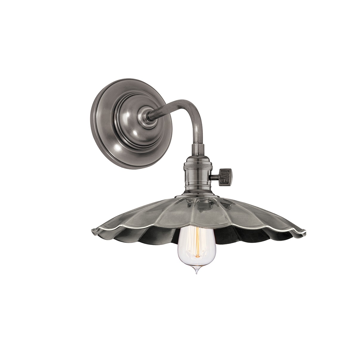 Hudson Valley Heirloom One Light Wall Sconce in Historic Nickel - 8000-HN-MS3