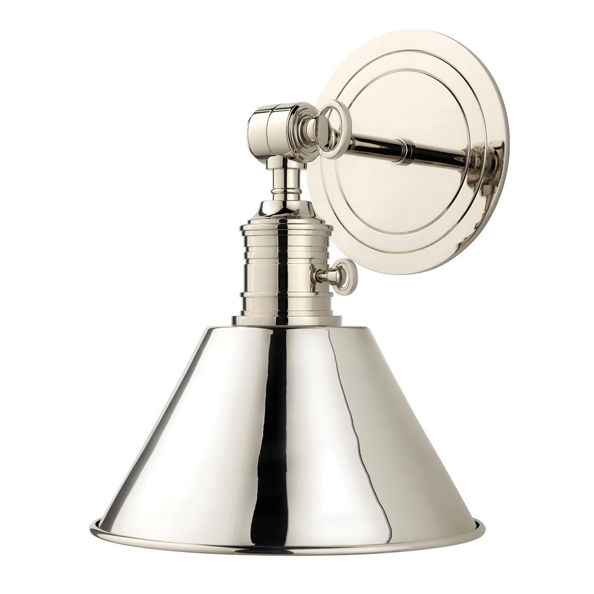 Hudson Valley Garden City One Light Wall Sconce in Polished Nickel - 8321-PN