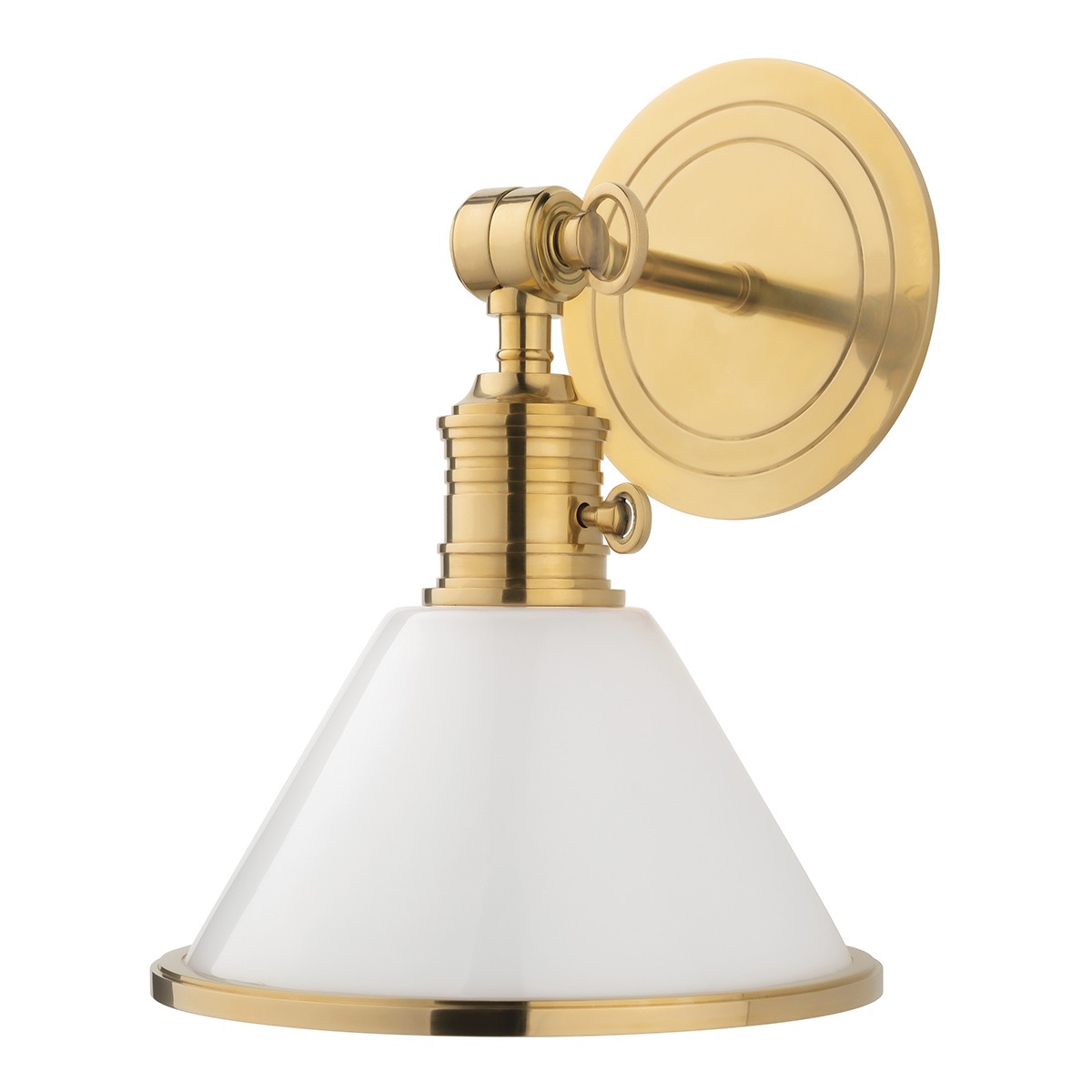 Hudson Valley Garden City One Light Wall Sconce in Aged Brass - 8331-AGB