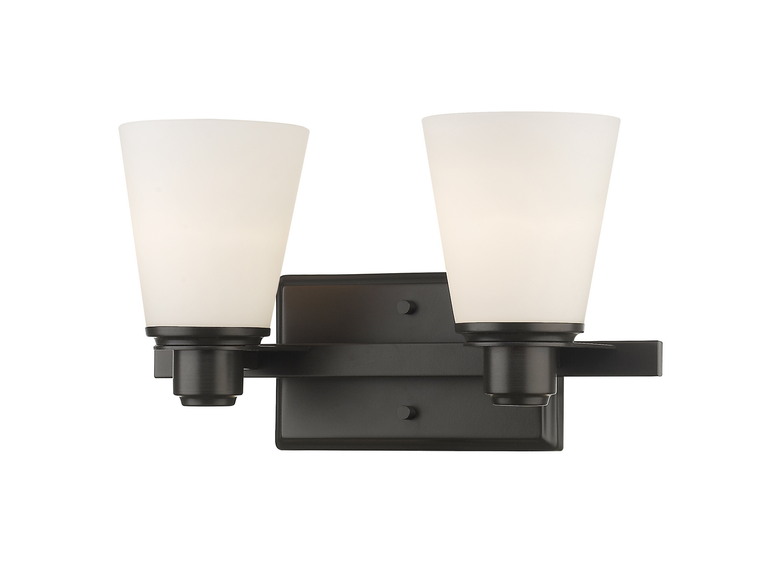 Two Light Vanity by Z-Lite - Kayla Collection, Bronze Finish - 7001-2V-BRZ