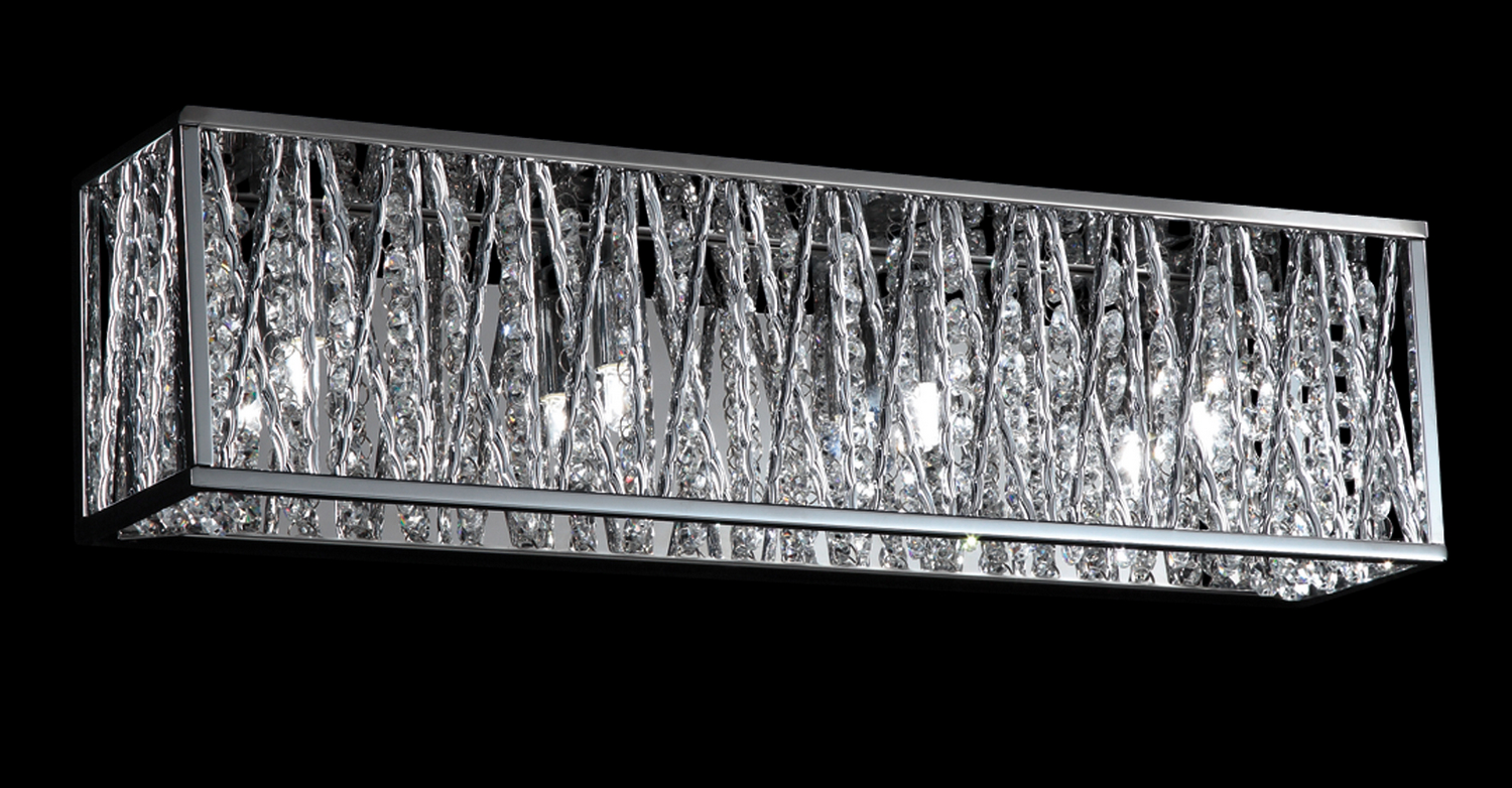 LED Vanity by Z-Lite - Terra Collection, Chrome Finish - 872CH-4V-LED