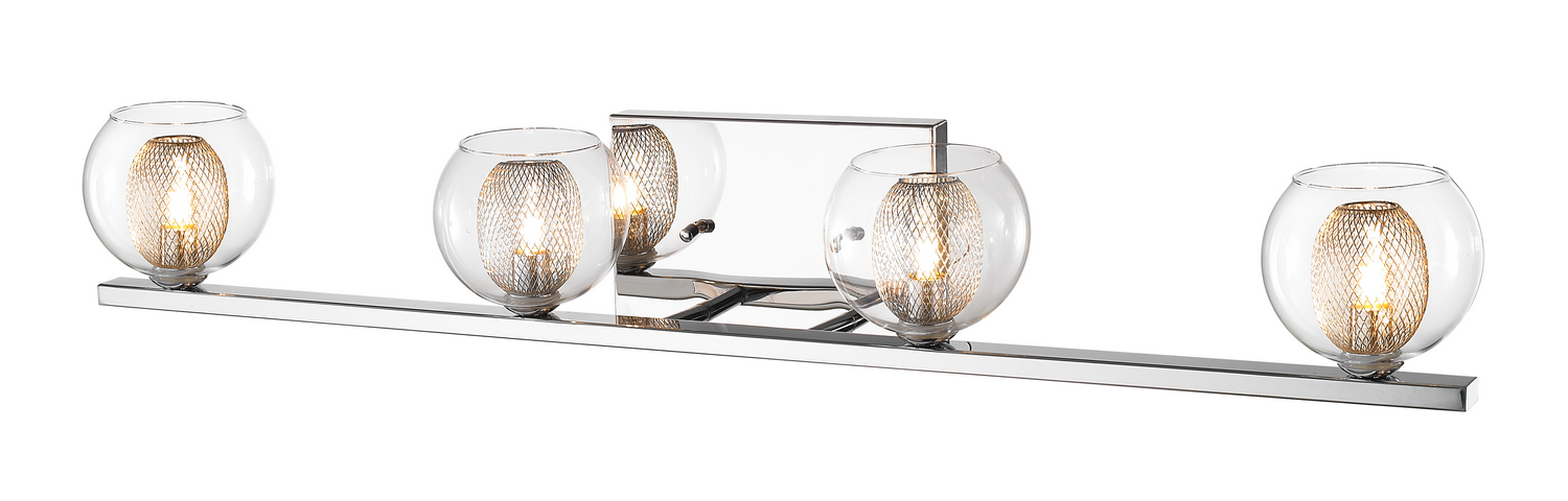 LED Vanity by Z-Lite - Auge Collection, Chrome Finish - 905-4V-LED