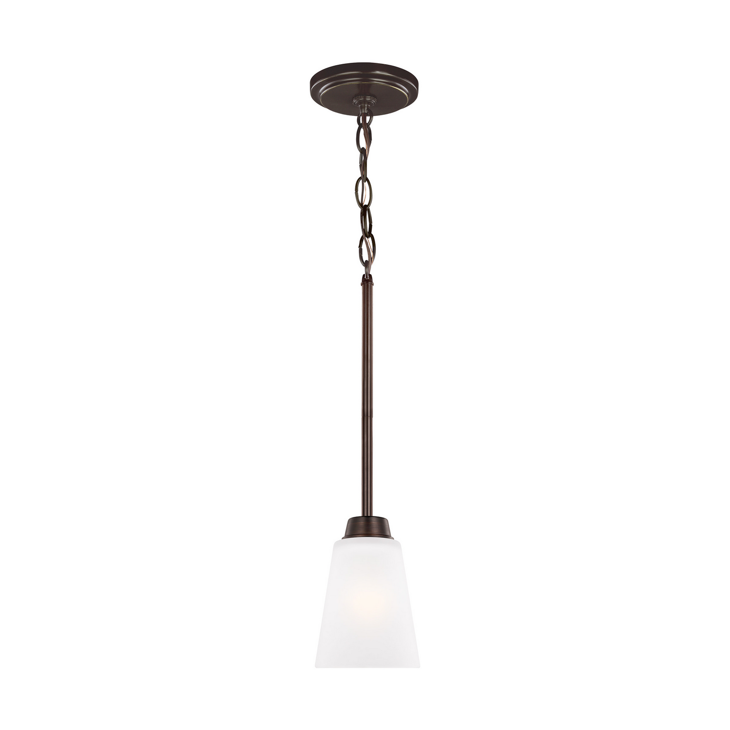 Generation Lighting. Kerrville One Light Mini-Pendant in Bronze - 6115201EN3-710