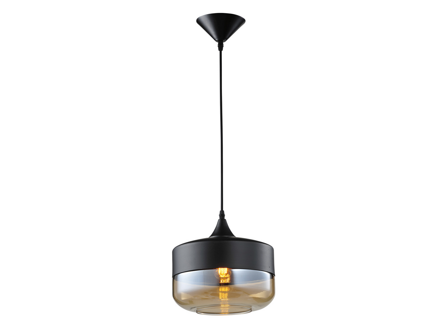 Black One Light Pendant from the Robertson Blvd. Collection