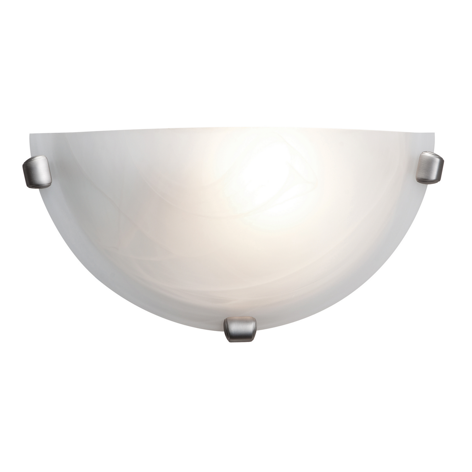 Photos - Chandelier / Lamp Access Lighting Brushed Steel LED Wall Sconce from the Mona Collection 20417LEDDLP-BS/ALB