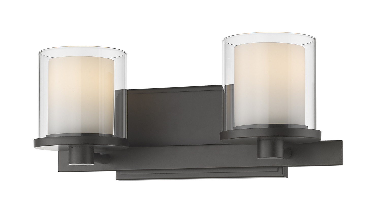 LED Vanity by Z-Lite - Schema Collection, Bronze Finish - 1918-2V-BRZ-LED