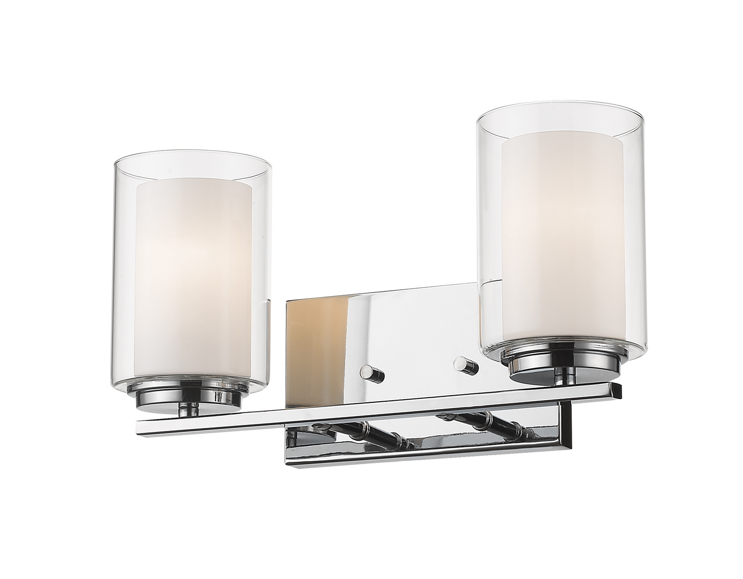 Two Light Vanity by Z-Lite - Willow Collection, Chrome Finish - 426-2V-CH