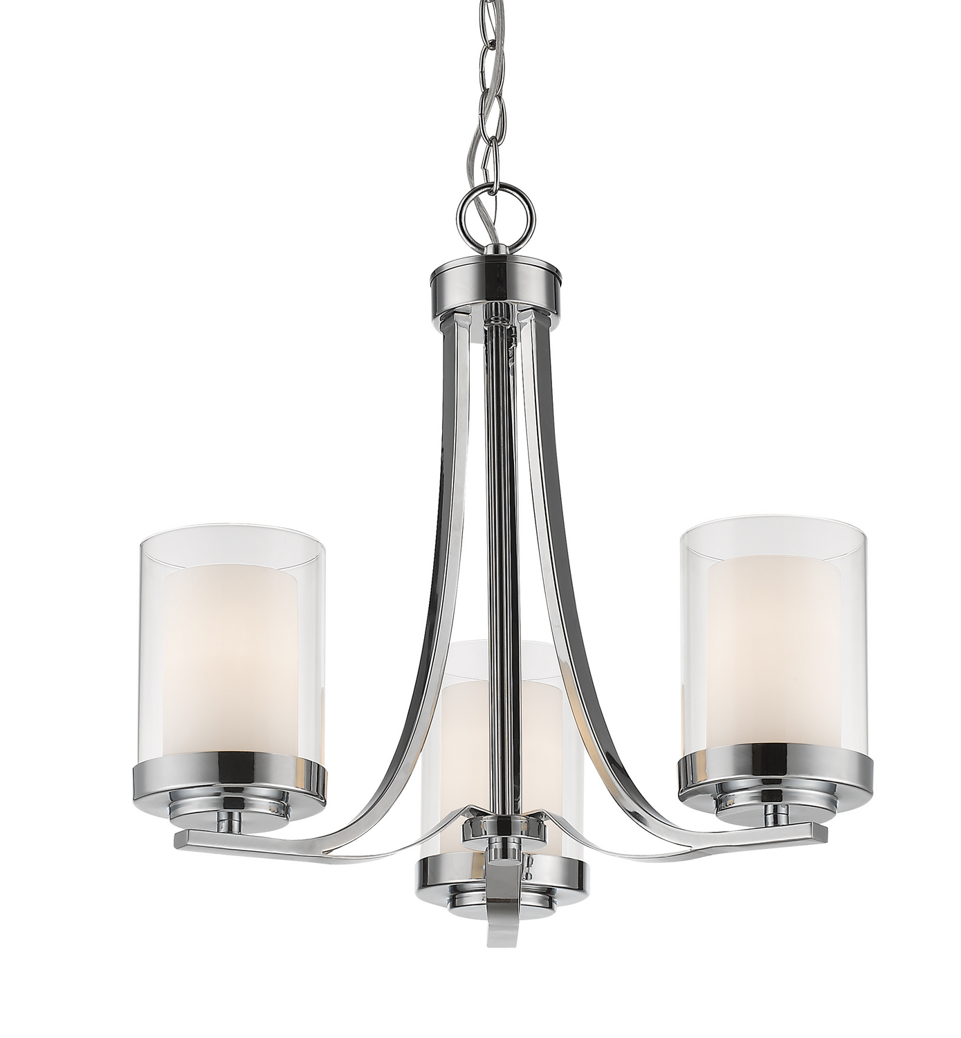 Three Light Chandelier by Z-Lite - Willow Collection, Chrome Finish - 426-3C-CH