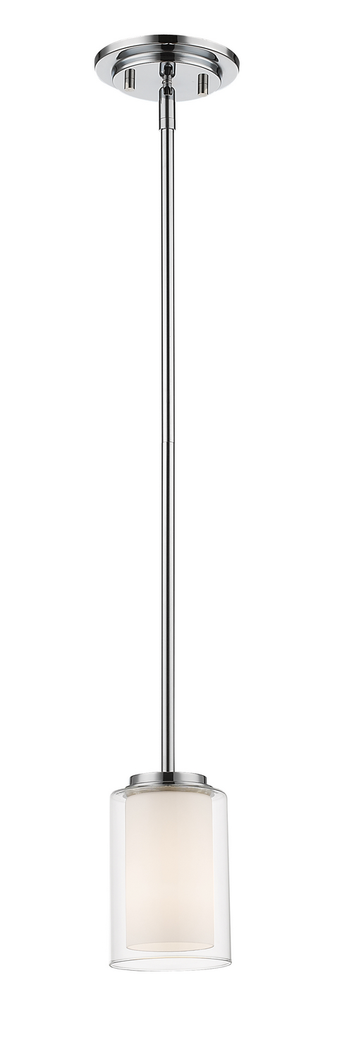 One Light Pendant by Z-Lite - Willow Collection, Chrome Finish - 426MP-CH