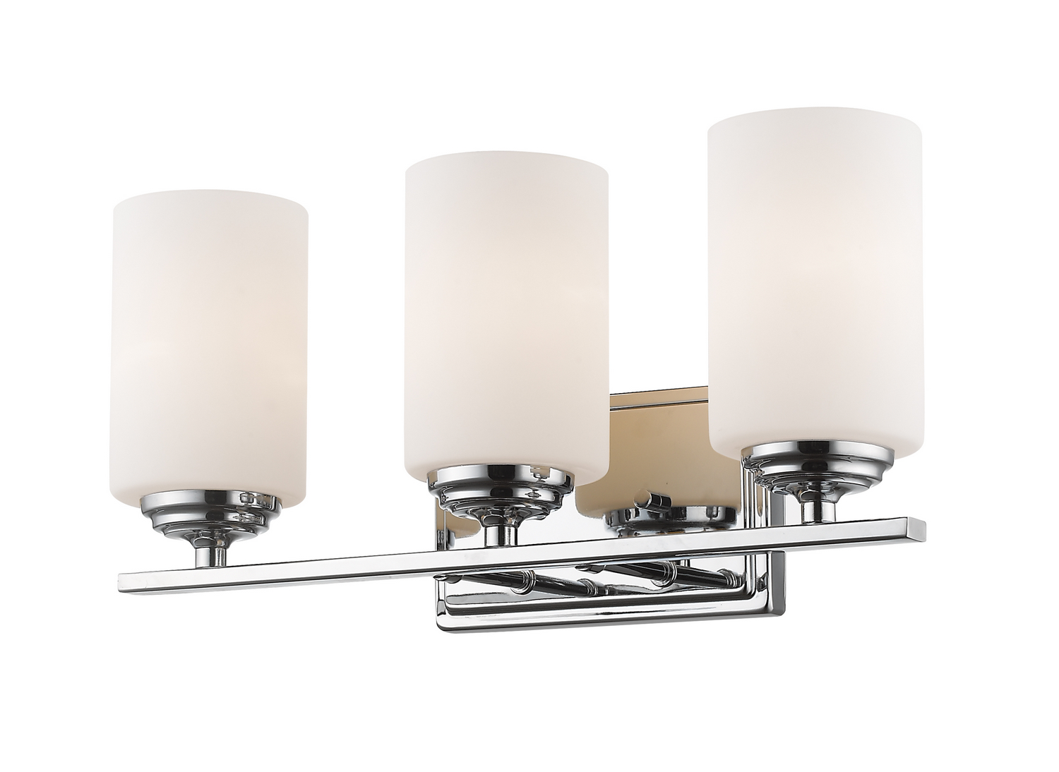 Three Light Vanity by Z-Lite - Bordeaux Collection, Chrome Finish - 435-3V-CH