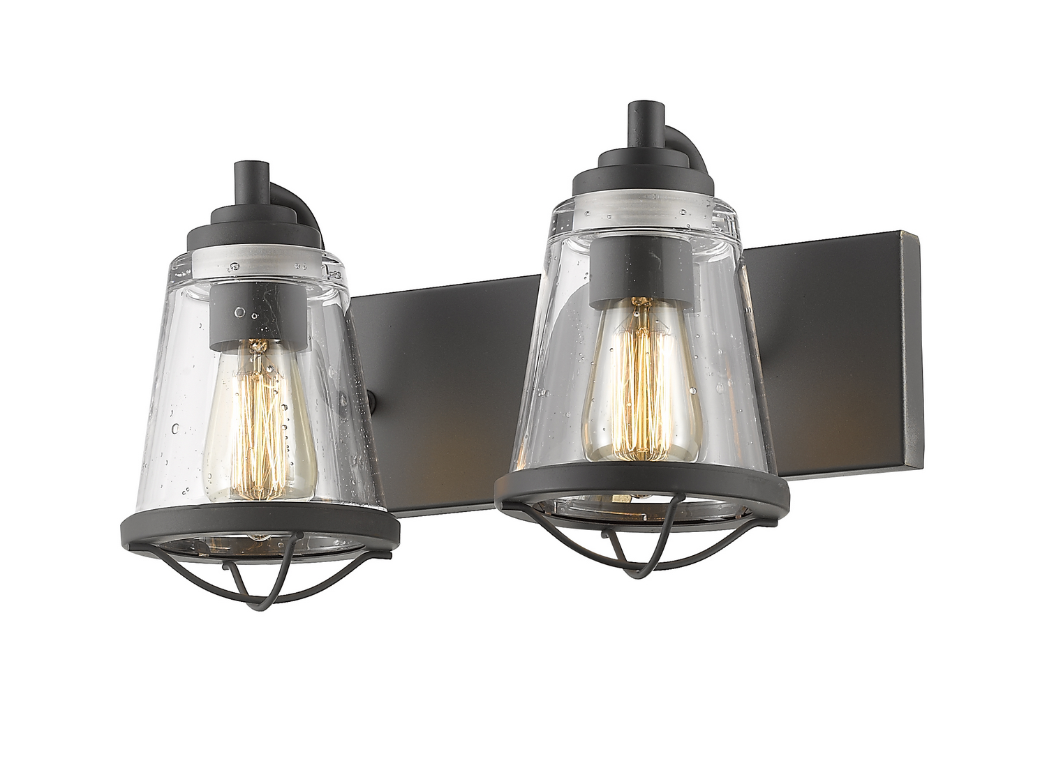 Two Light Vanity by Z-Lite - Mariner Collection, Bronze Finish - 444-2V-BRZ