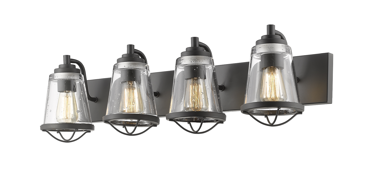 Four Light Vanity by Z-Lite - Mariner Collection, Bronze Finish - 444-4V-BRZ