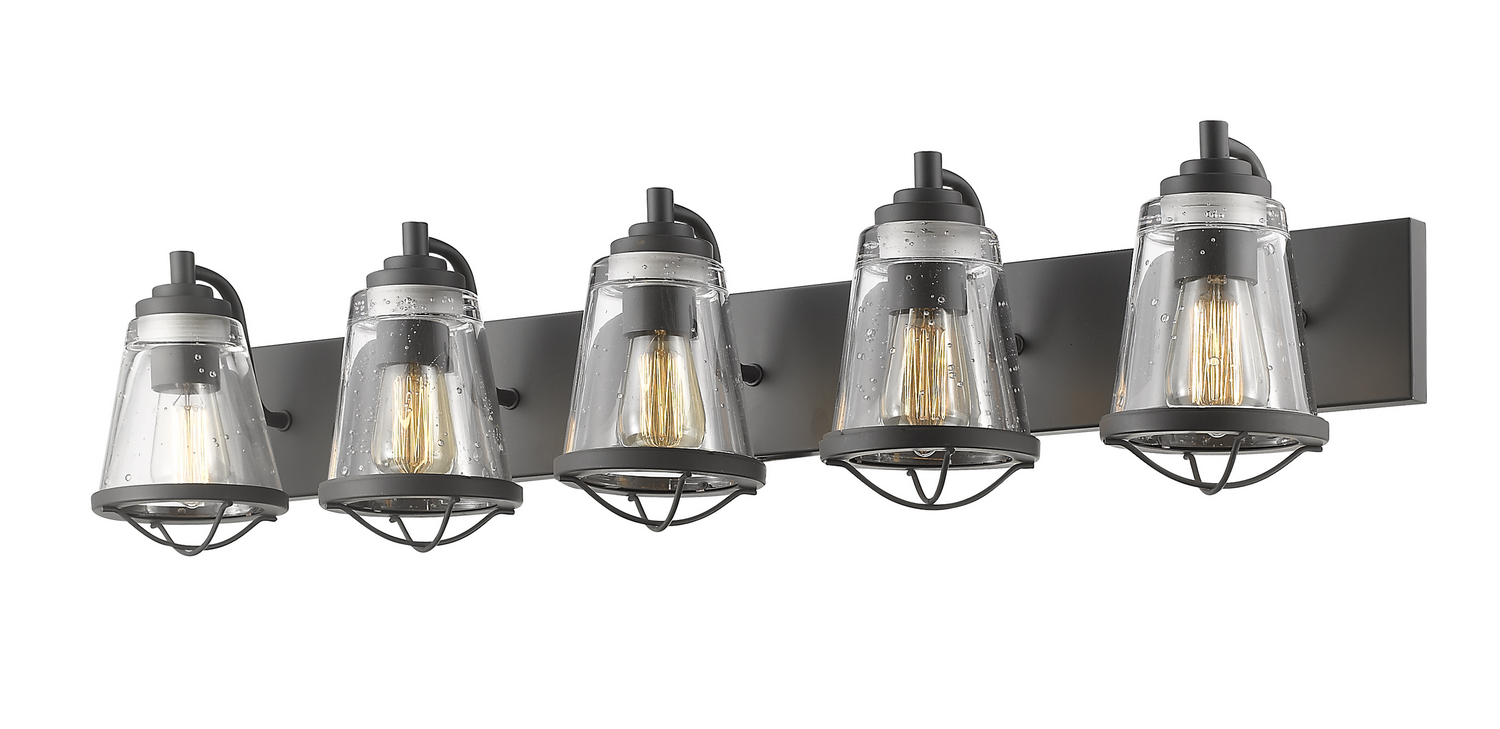 Five Light Vanity by Z-Lite - Mariner Collection, Bronze Finish - 444-5V-BRZ