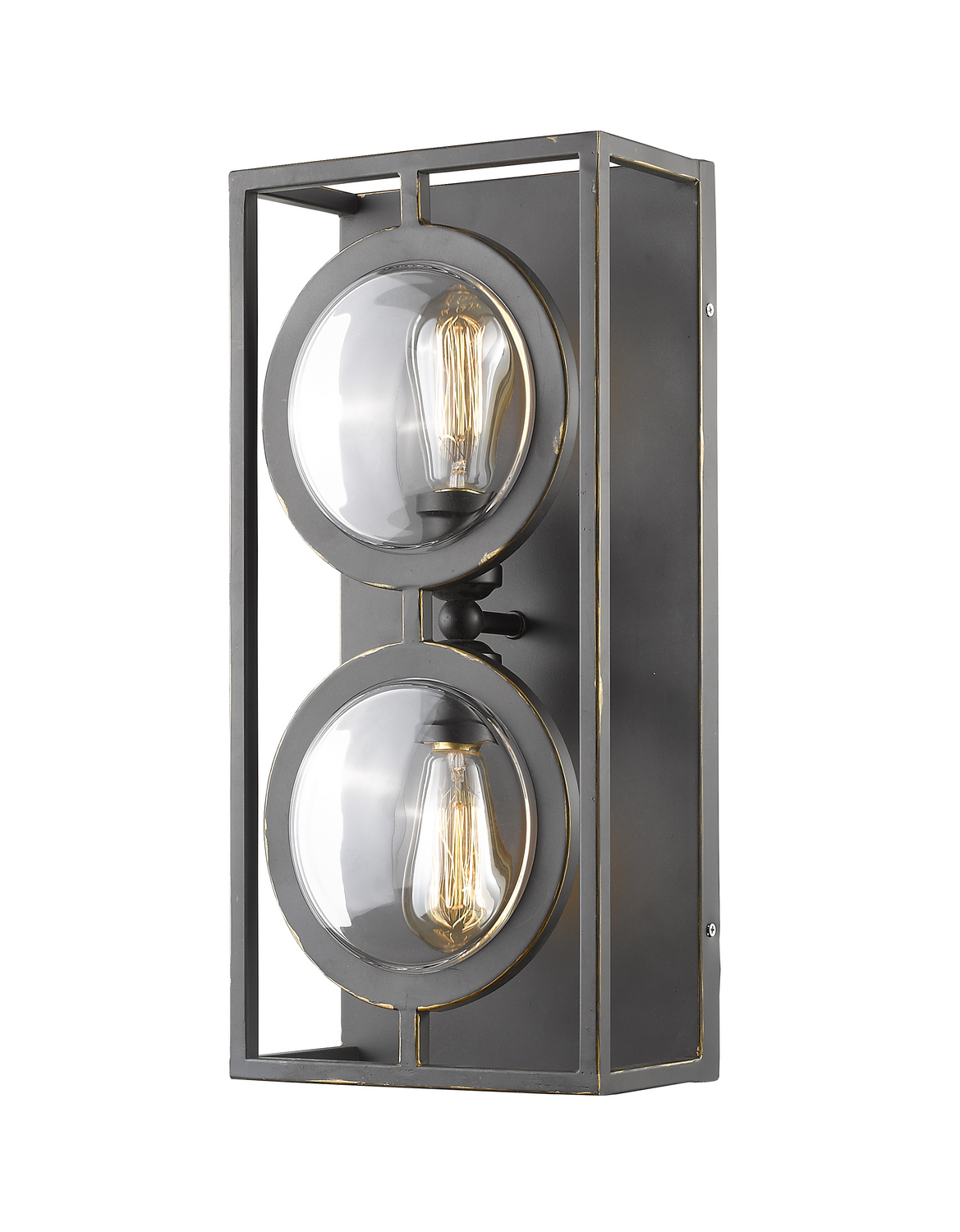 Two Light Wall Sconce by Z-Lite - Port Collection, Olde Bronze Finish - 448-2S-OB