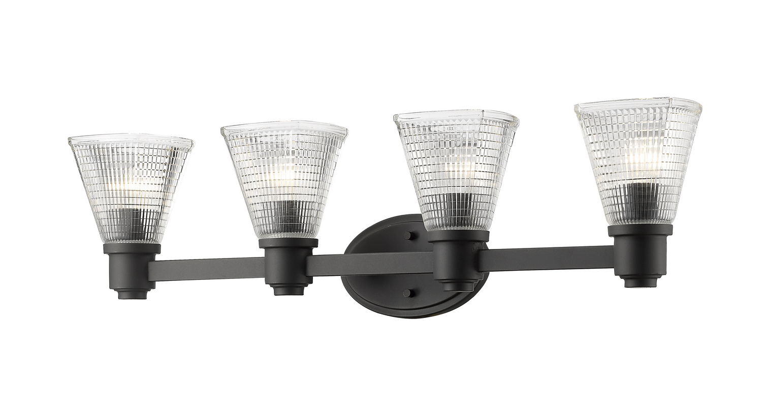 Four Light Vanity by Z-Lite - Intrepid Collection, Bronze Finish - 449-4V-BRZ