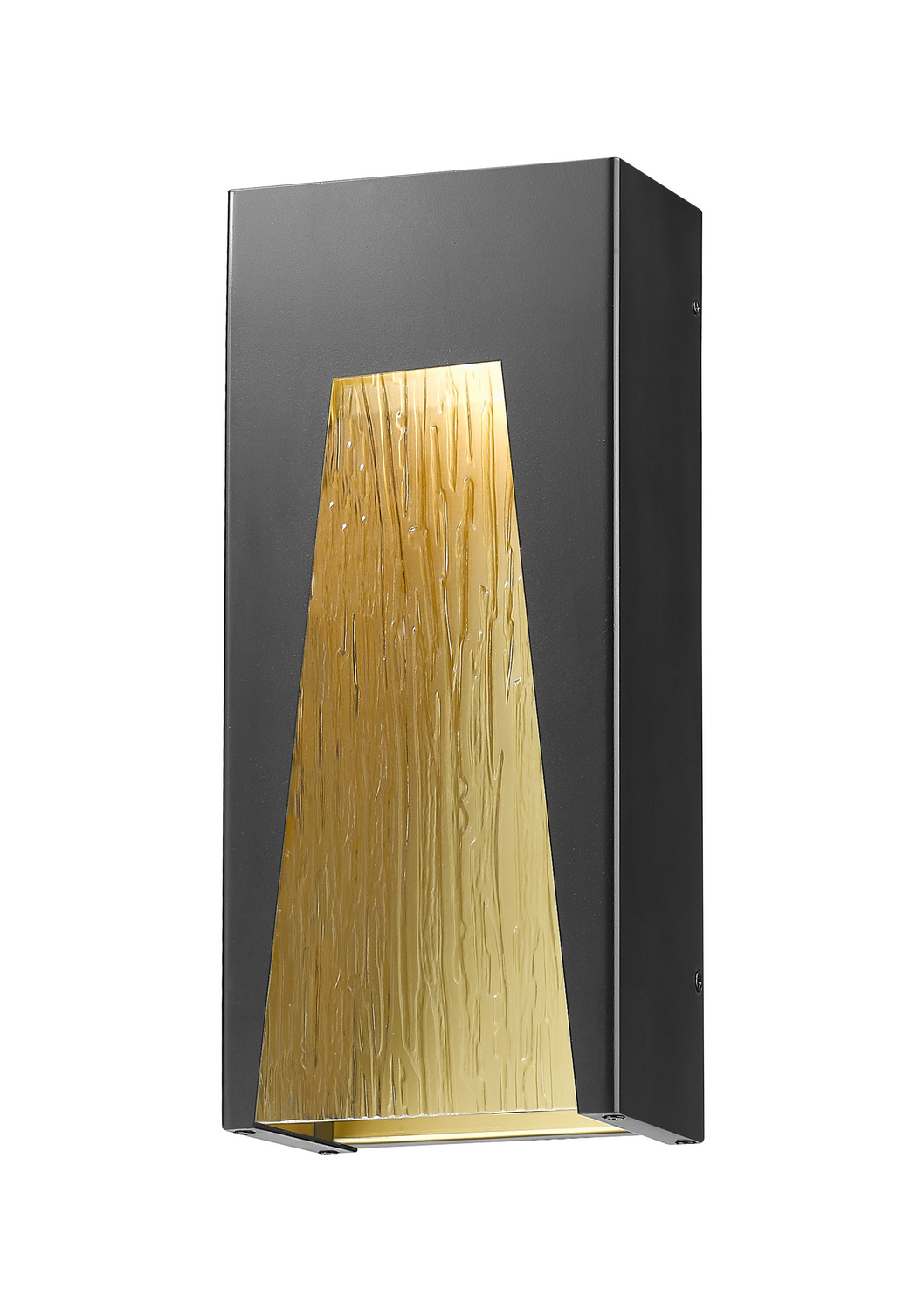 LED Outdoor Wall Mount by Z-Lite - Millenial Collection, Black Gold Finish - 561B-BK-GD-CSL-LED