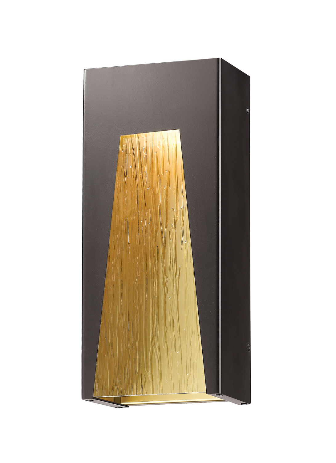 LED Outdoor Wall Mount by Z-Lite - Millenial Collection, Bronze Gold Finish - 561B-DBZ-GD-CSL-LED