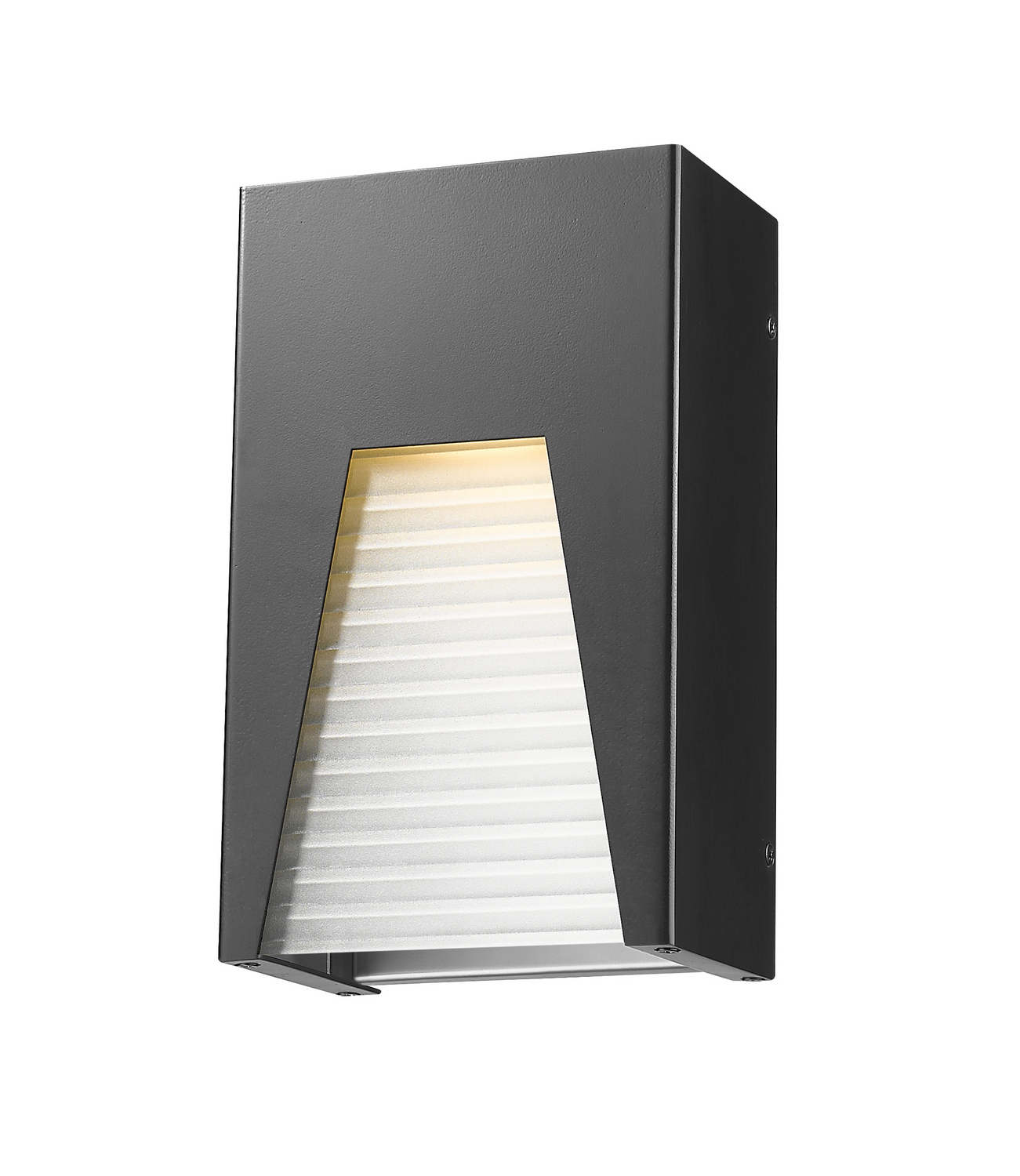 LED Outdoor Wall Mount by Z-Lite - Millenial Collection, Black Silver Finish - 561S-BK-SL-FRB-LED
