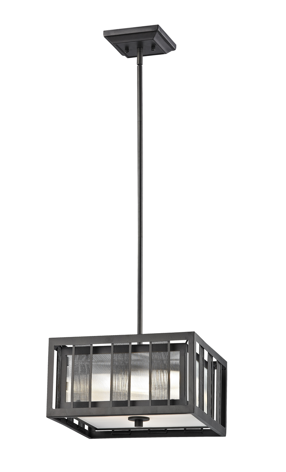 Three Light Pendant by Z-Lite - Meridional Collection, Bronze Finish - Z14-58P-C