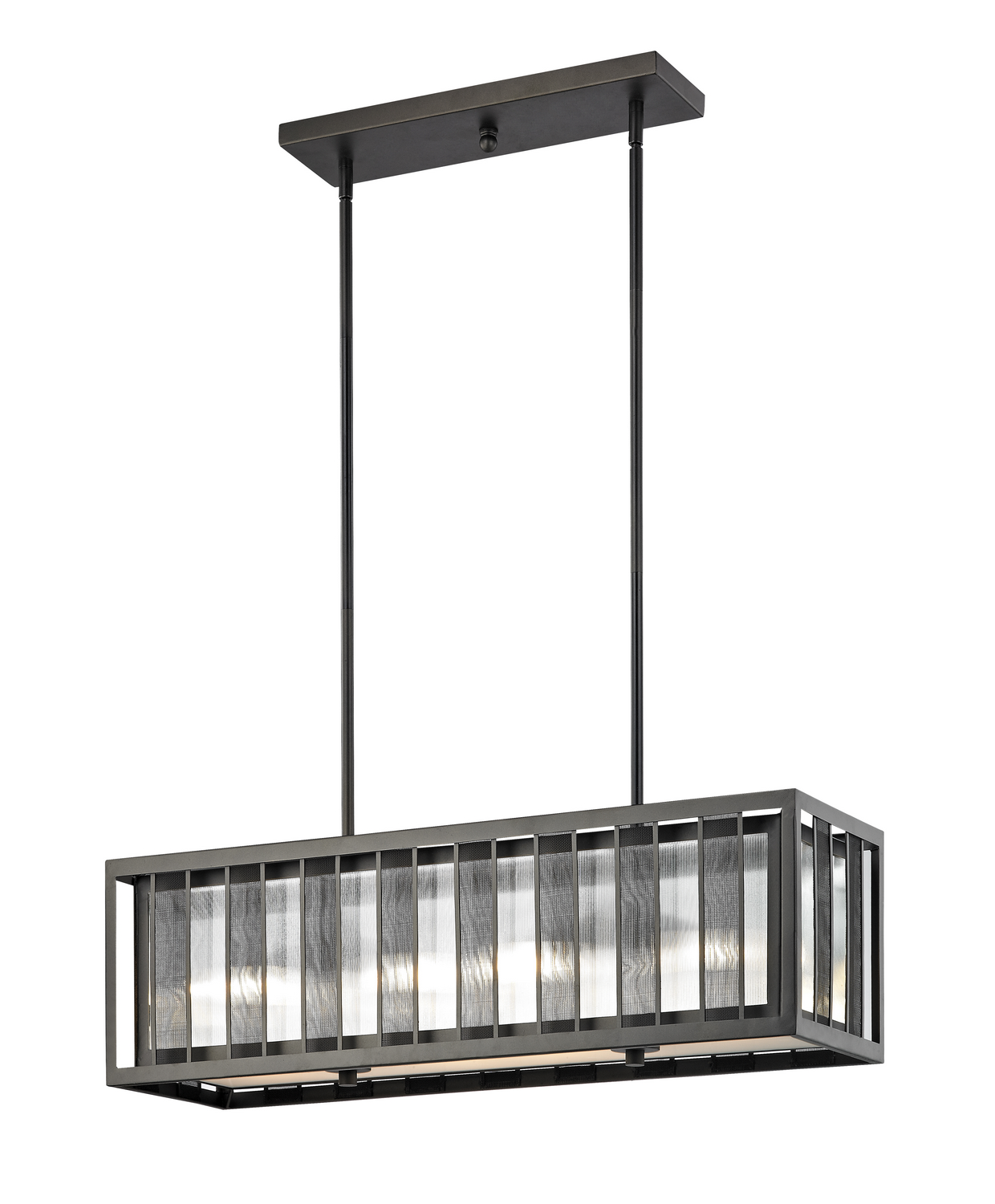 Four Light Pendant by Z-Lite - Meridional Collection, Bronze Finish - Z32-58IS