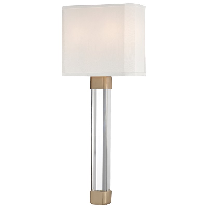 Hudson Valley Larissa Two Light Wall Sconce in Aged Brass - 1461-AGB