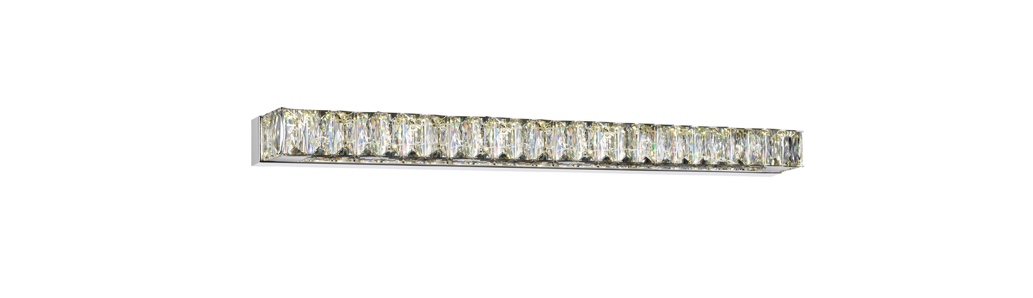 CWI Lighting 5624W24ST Milan LED 24 inch Chrome Vanity Light Wall Light