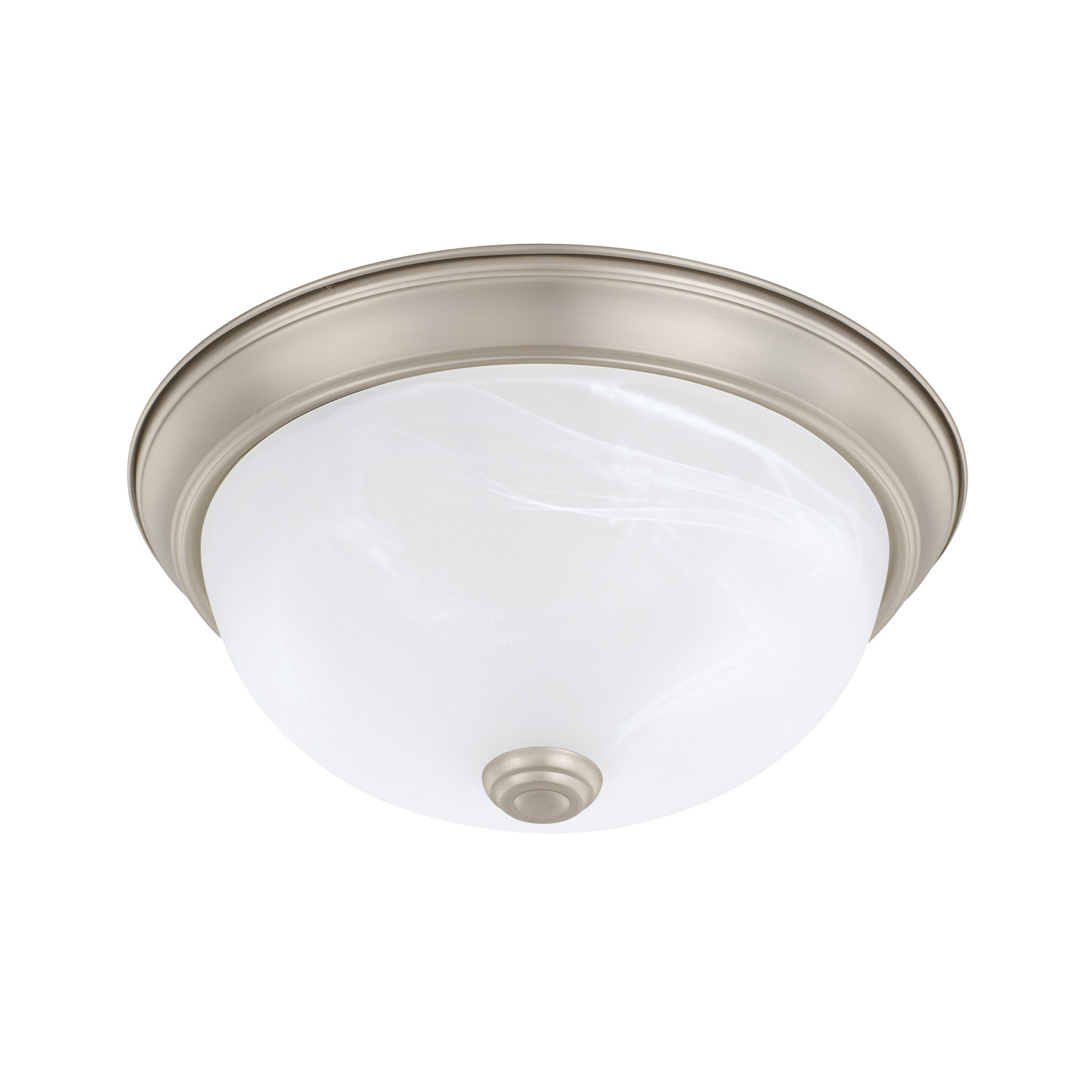 Capital Lighting Bates Two Light Flush Mount in Matte Nickel - 219021MN