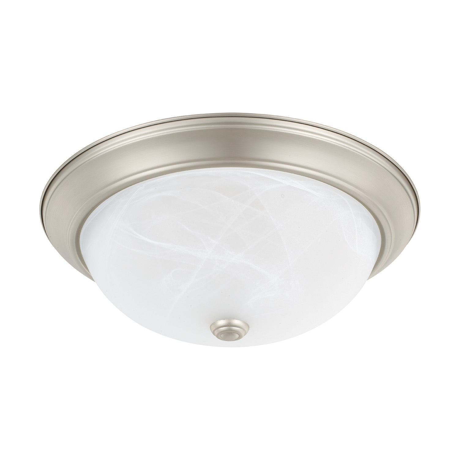Capital Lighting Bates Three Light Flush Mount in Matte Nickel - 219031MN