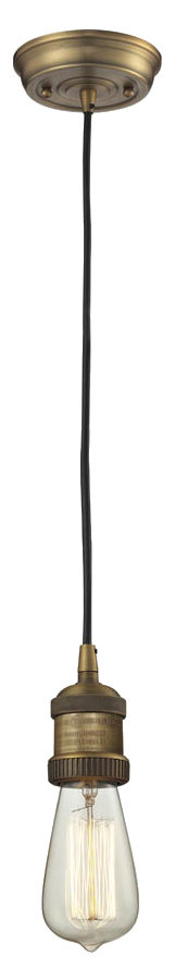 One Light Mini Pendant by Innovations - Franklin Restoration Collection, Brushed Brass Finish - 200C-BB